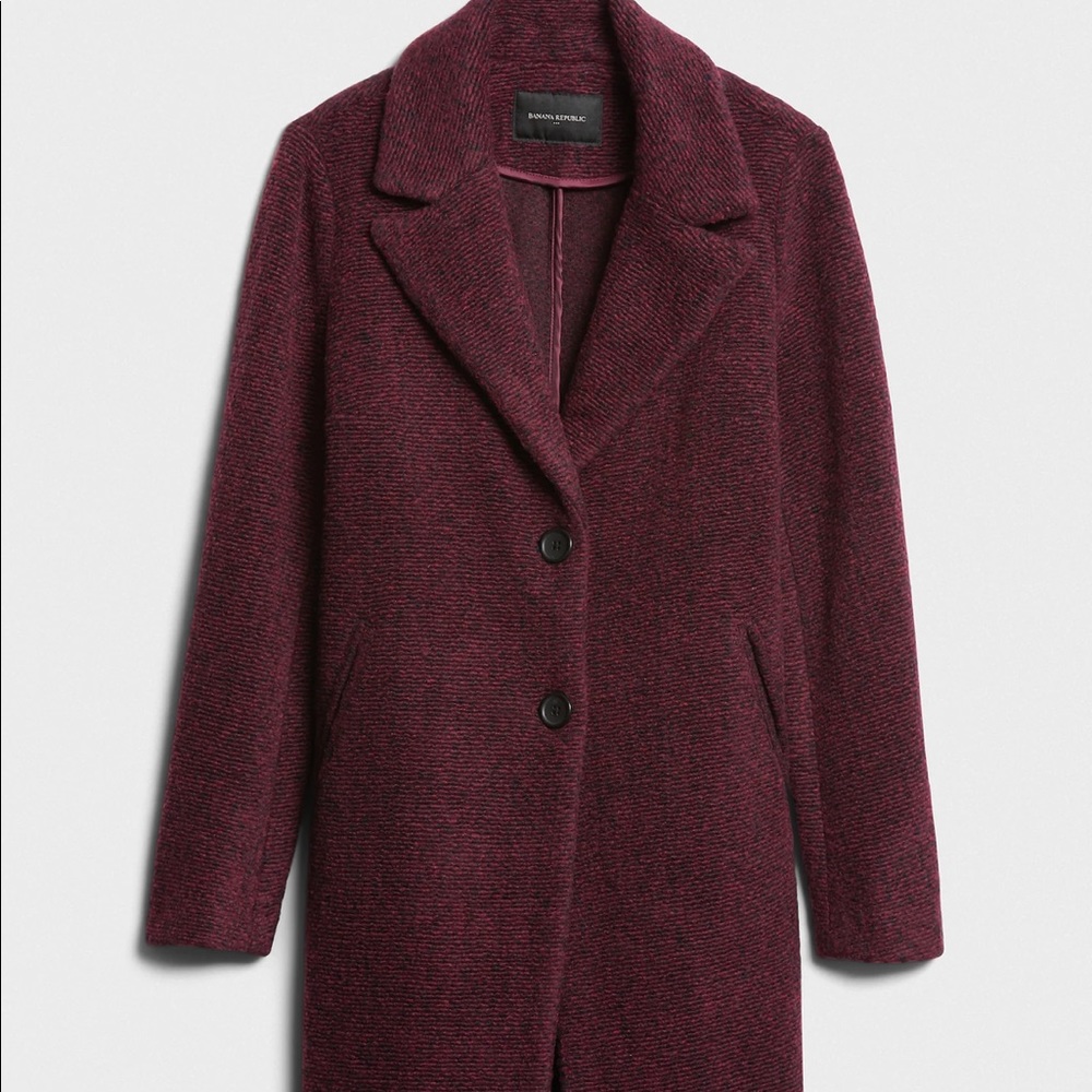 Banana Republic Knit Wool Overcoat